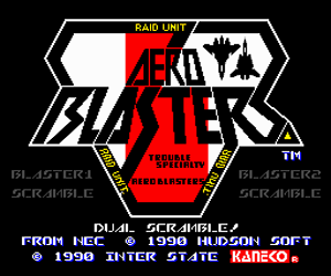 Aero Blasters (USA) Screenshot